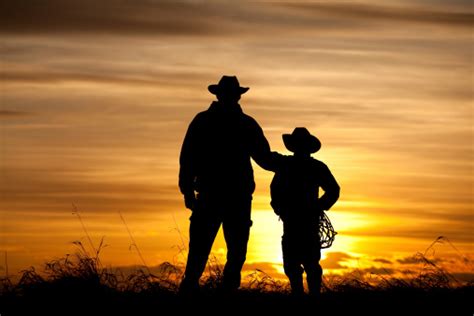 father and son cowboy pictures